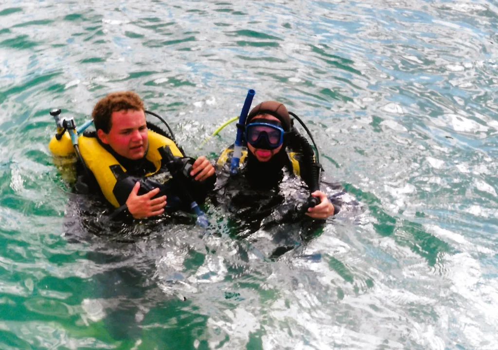 Obóz Klubu Płetwonurków LOK ORKA, Giewartów 1995.